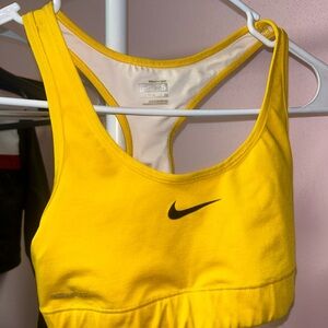 Nike Women's Bright Yellow Sports Bra